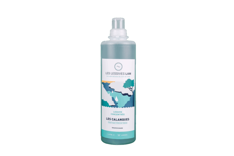Lessive liquide concentrée - Les Calanques - Les Lessives LAM